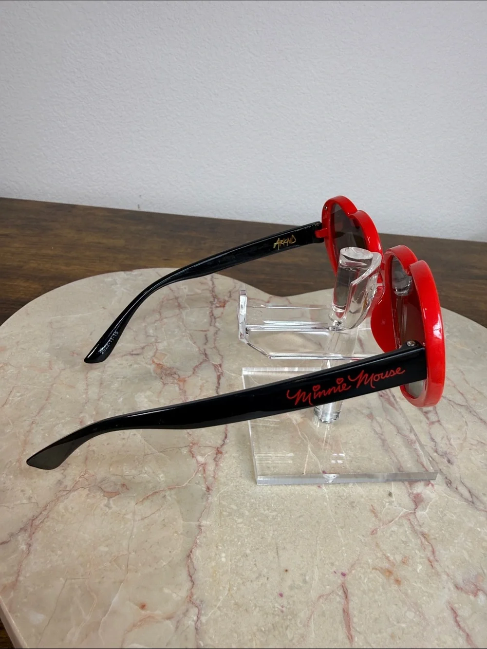 Minnie Mouse Kids Red Heart-Shaped Sunglasses - Fun Polarized Lenses